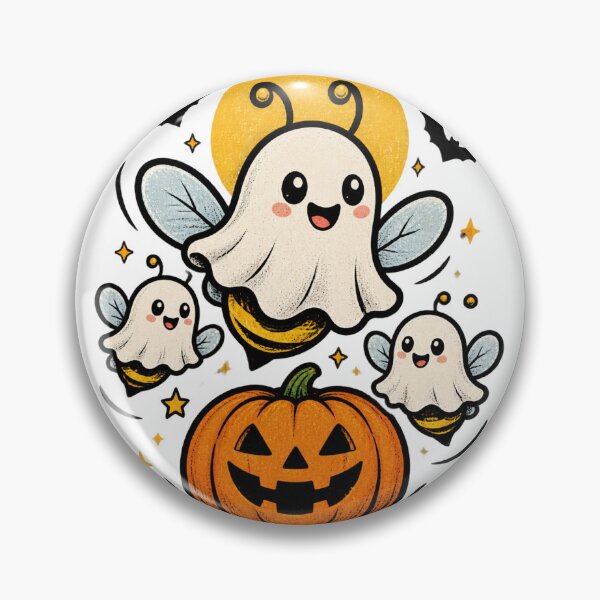 Item preview, Funny Boo Bees Halloween Ghost Bees Design for Spooky Seasonal Celebrations designed and sold by JessElle05.