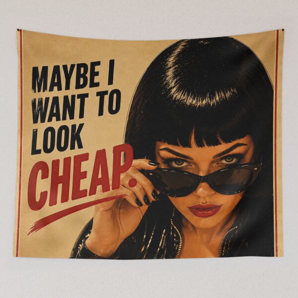 Item preview, Maybe I Want To Look Cheap Vintage art alt version designed and sold by obstinator.