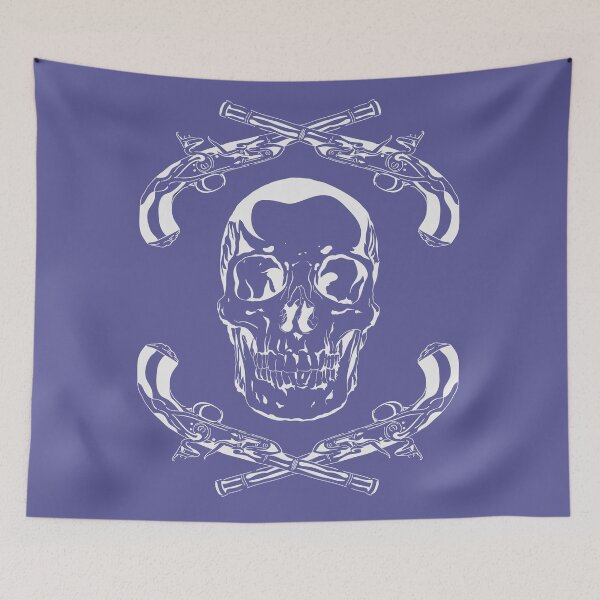Item preview, Skull & Pistols | Vintage Outlaw Graphic | Gothic Tattoo Art designed and sold by Half Mess.