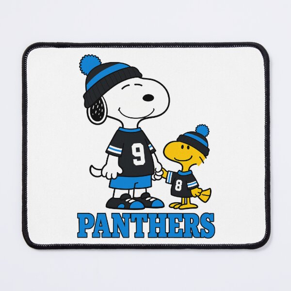 Item preview, Snoopy & Woodstock Carolina Panthers Football Retro F201 designed and sold by GLUVY-THEME.