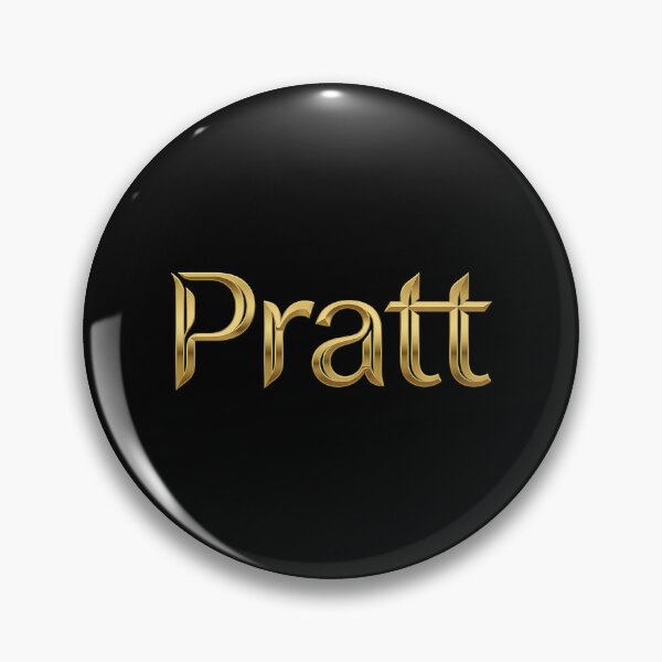 Item preview, Bold Yellow Pratt Wordmark designed and sold by Goodimoodshop.