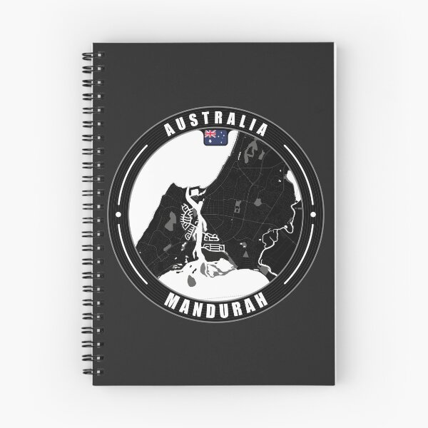 Item preview, Mandurah Australia City Map  designed and sold by Thistle-TShop.