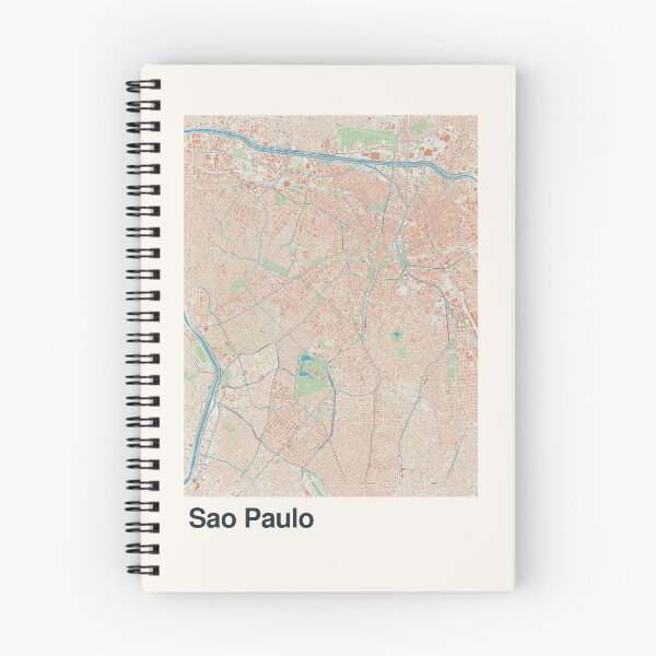 Item preview, Sao Paulo Minimalistic Map Art designed and sold by MapsNerd.