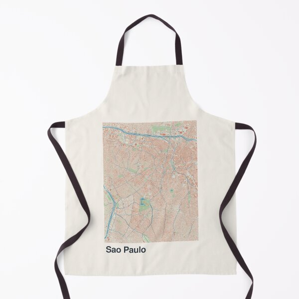 Item preview, Sao Paulo Minimalistic Map Art designed and sold by MapsNerd.