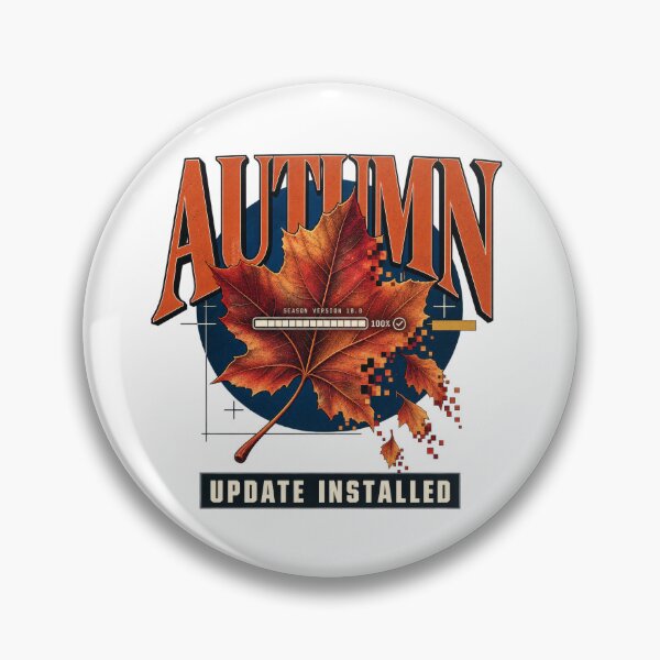Item preview, Autumn Update Installed Fall Season Loading Maple Leaf Design designed and sold by Trendy-Artistry.