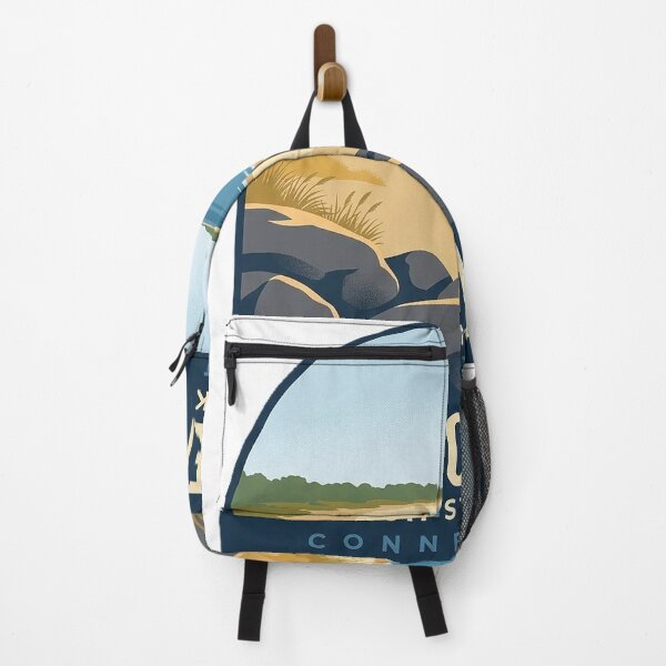 Item preview, Hammonasset Beach State Park Connecticut Vintage Travel Badge Sticker designed and sold by DetourDgn.