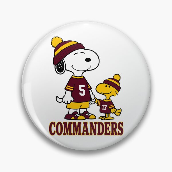 Item preview, Snoopy & Woodstock Washington Commanders Football Retro F202 designed and sold by GLUVY-THEME.