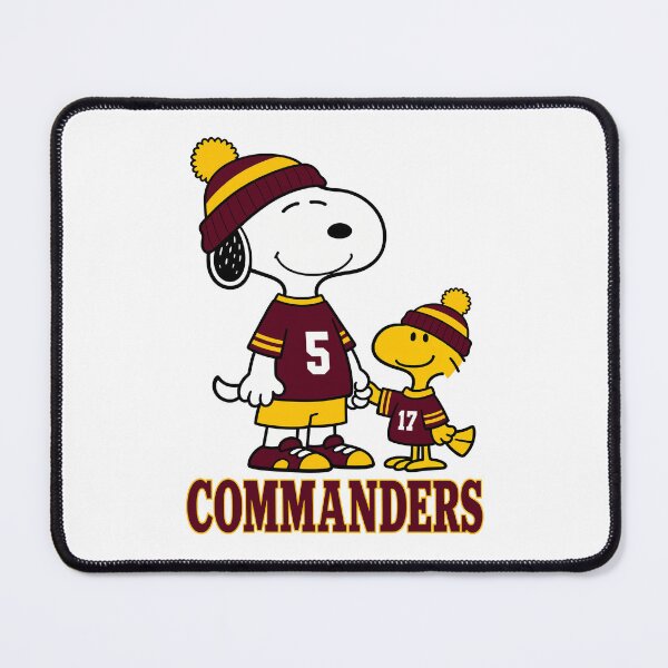 Item preview, Snoopy & Woodstock Washington Commanders Football Retro F202 designed and sold by GLUVY-THEME.