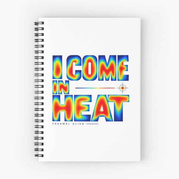 Item preview, I Come in Heat Thermal Alien Infrared Typography Art designed and sold by zzz888.