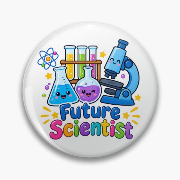 Item preview, Future Scientist Cute Science Lab Tools Sticker designed and sold by lailakhalaf.