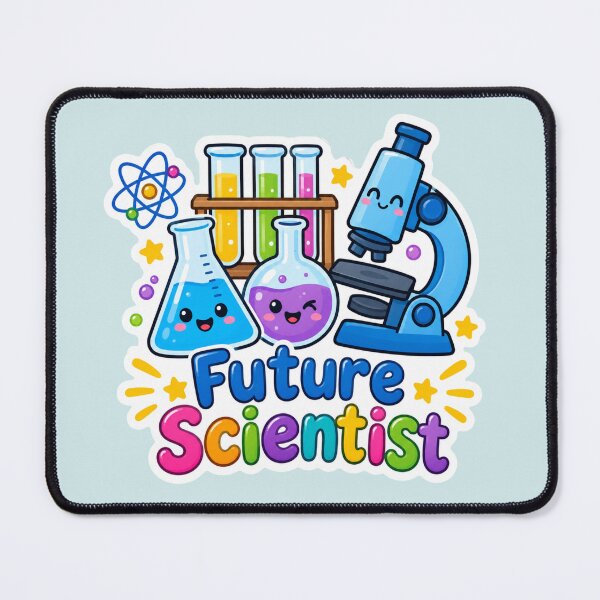 Item preview, Future Scientist Cute Science Lab Tools Sticker designed and sold by lailakhalaf.