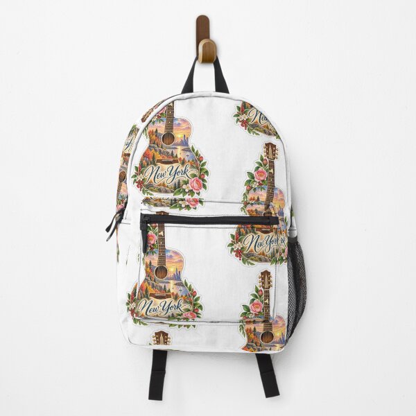 Item preview, New York City and Mountains Guitar designed and sold by Whimspired By Paxx.