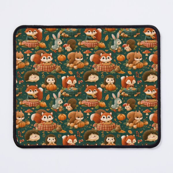 Item preview, Cute Woodland Animals Autumn Fall Harvest designed and sold by NicolasGlowArt.