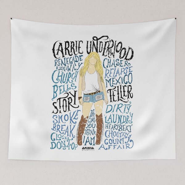 Aperçu de l'œuvre Carrie Underwood - Storyteller Oversized créée et vendue par omorrowsgStudio.