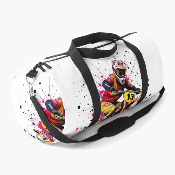 Item preview, Aggressive Dirt Bike Jumping Street Art Graffiti Style Illustration designed and sold by RevUpDesign.