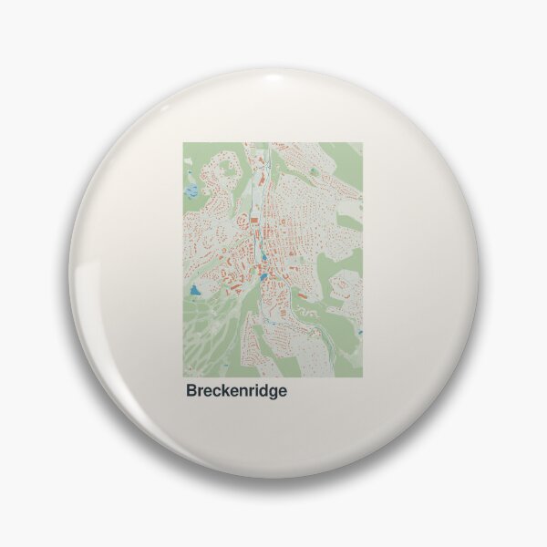Item preview, Breckenridge Minimalistic Map Art designed and sold by MapsNerd.
