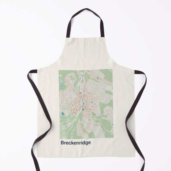 Item preview, Breckenridge Minimalistic Map Art designed and sold by MapsNerd.