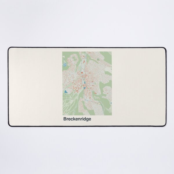 Item preview, Breckenridge Minimalistic Map Art designed and sold by MapsNerd.