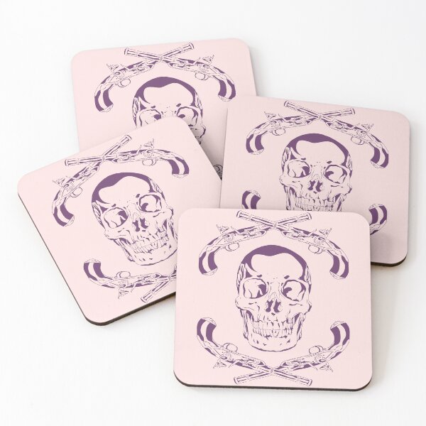 Item preview, Skull & Pistols | Vintage Outlaw Graphic | Gothic Tattoo Art designed and sold by Half Mess.