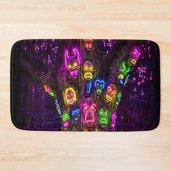 Item preview, NEON MASKED TREE designed and sold by NOIMION DIGITAL ART.