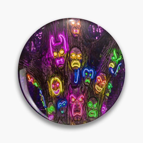 Item preview, NEON MASKED TREE designed and sold by NOIMION DIGITAL ART.