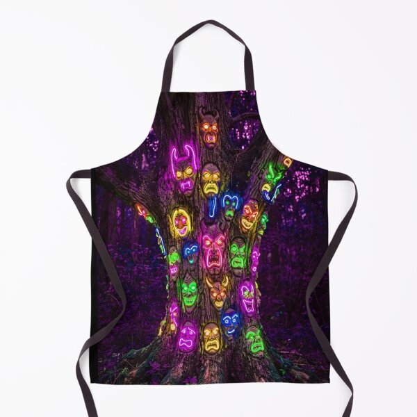 Item preview, NEON MASKED TREE designed and sold by NOIMION DIGITAL ART.