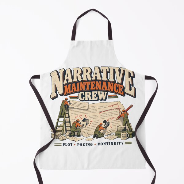 Item preview, Narrative Maintenance Crew – Funny Writer & Story Editing Design designed and sold by Golden Era Studio.