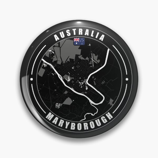 Item preview, Maryborough Australia City Map  designed and sold by Thistle-TShop.