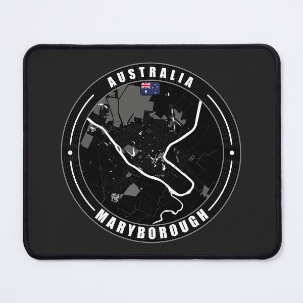 Item preview, Maryborough Australia City Map  designed and sold by Thistle-TShop.