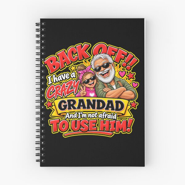 Item preview, Funny Crazy Grandad & Granddaughter Gift – Back Off Grandad designed and sold by mygiftideas.