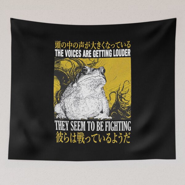 Item preview, Funny Frog Ironic Meme The Voices Are Getting Louder designed and sold by DIEGYNOSO12.
