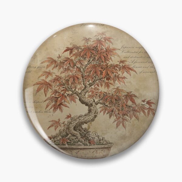 Item preview, Acer Palmatum - Vintage Japanese Maple Botanical Herbarium designed and sold by KristyUnicorn.