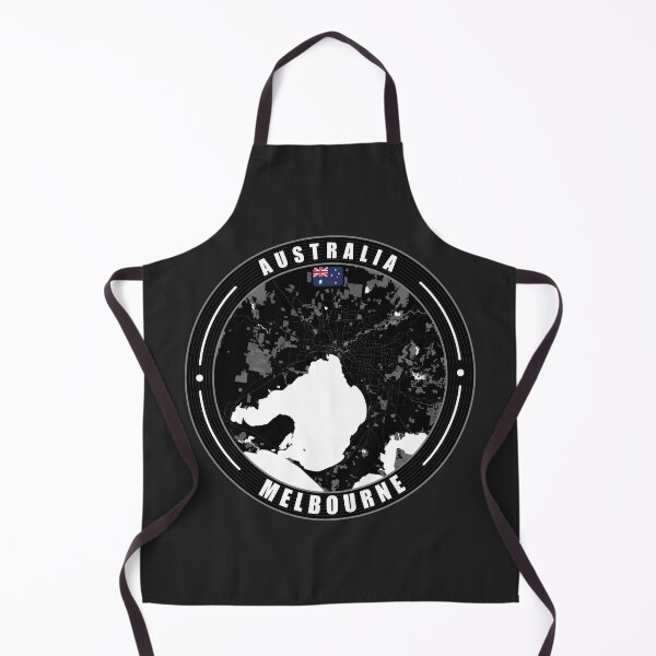 Item preview, Mapa de la ciudad de Melbourne, Australia designed and sold by Thistle-TShop.