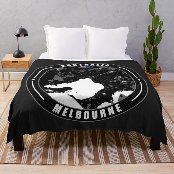 Item preview, Melbourne Australia City Map designed and sold by Thistle-TShop.