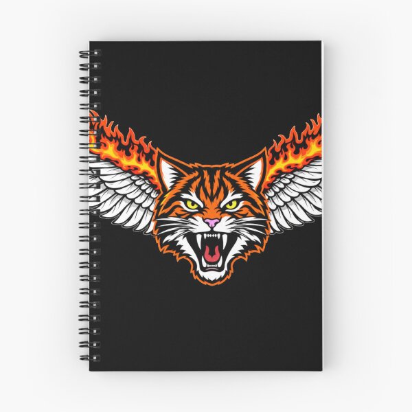 Item preview, Cat with wings and flames inspired by the movie The Watch - Meow Edition designed and sold by NovaSkycrest.
