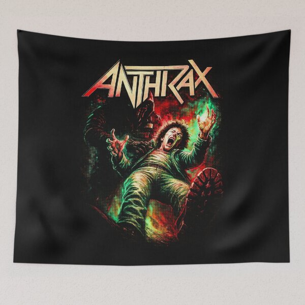Item preview, Vintage Anthrax Heavy Metal Stage Dive Poster designed and sold by kurgelhipo.