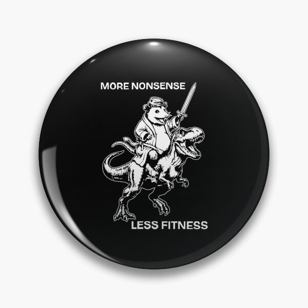 Item preview, More Nonsense Less Fitness designed and sold by CharmiA Fox.
