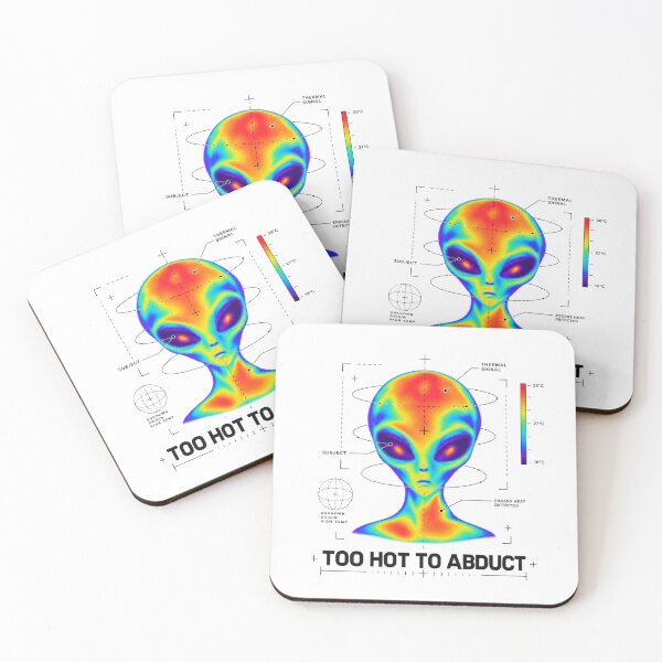 Item preview, Too Hot to Abduct – Thermal Alien Scan designed and sold by zzz888.