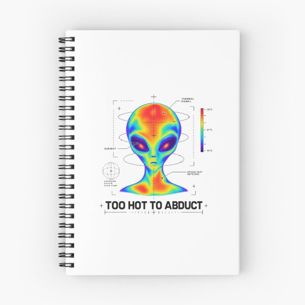 Item preview, Too Hot to Abduct – Thermal Alien Scan designed and sold by zzz888.