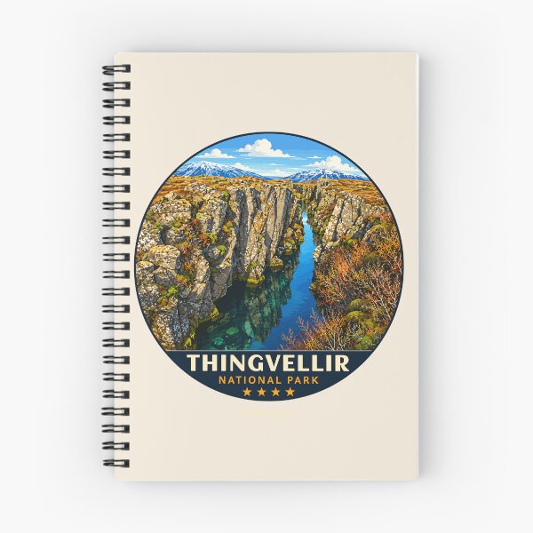 Item preview, Thingvellir National Park Iceland – Vintage Nordic Wilderness Adventure designed and sold by Gideon Emmerich.