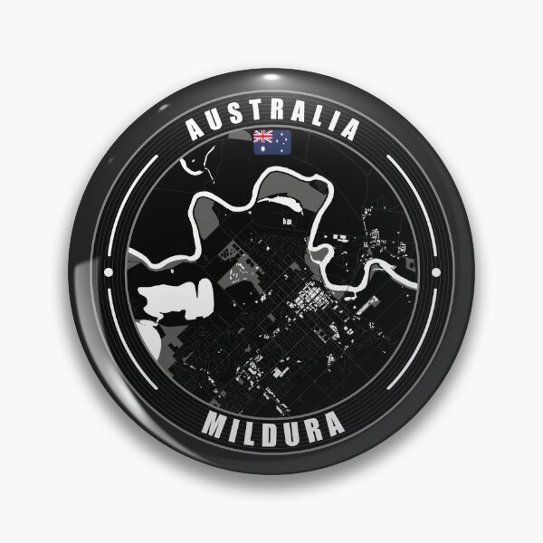 Item preview, Mildura Australia City Map  designed and sold by Thistle-TShop.