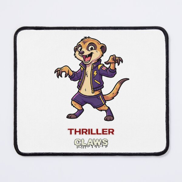 Item preview, Thriller Claws Otter – Funny Halloween Zombie Dance Cartoon designed and sold by Wildlife Wonders.