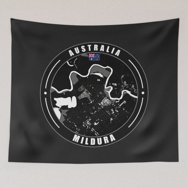 Item preview, Mildura Australia City Map  designed and sold by Thistle-TShop.