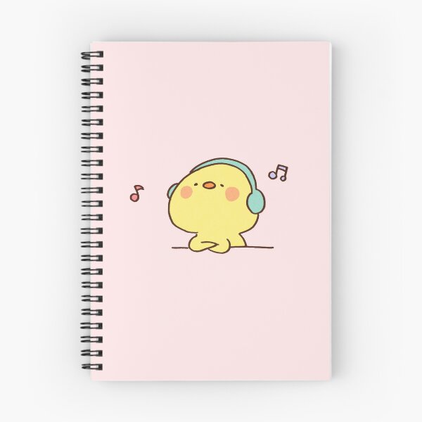 Item preview, Relaxing Chick Listening To Music With Headphones designed and sold by Chunu Doodles.