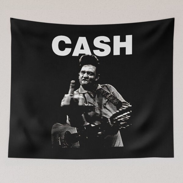 Item preview, Johnny Cash - Middle Finger Vintage designed and sold by DovieSchmidt.