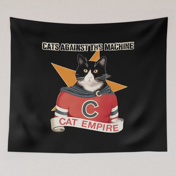 Item preview, Cats Rage Against Machine The Funny Cat designed and sold by El-Jawhara.