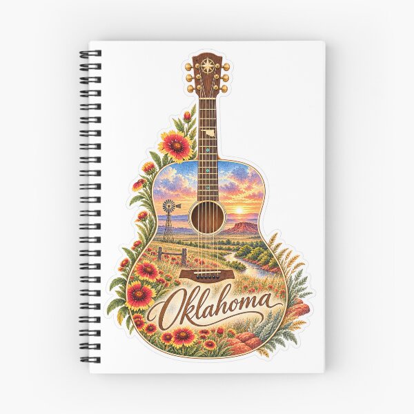 Item preview, Oklahoma Red Earth  Guitar designed and sold by Whimspired By Paxx.