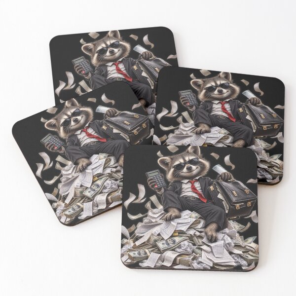 Item preview, Raccoon CEO Money Business Funny Finance Meme designed and sold by Maclaw200d.