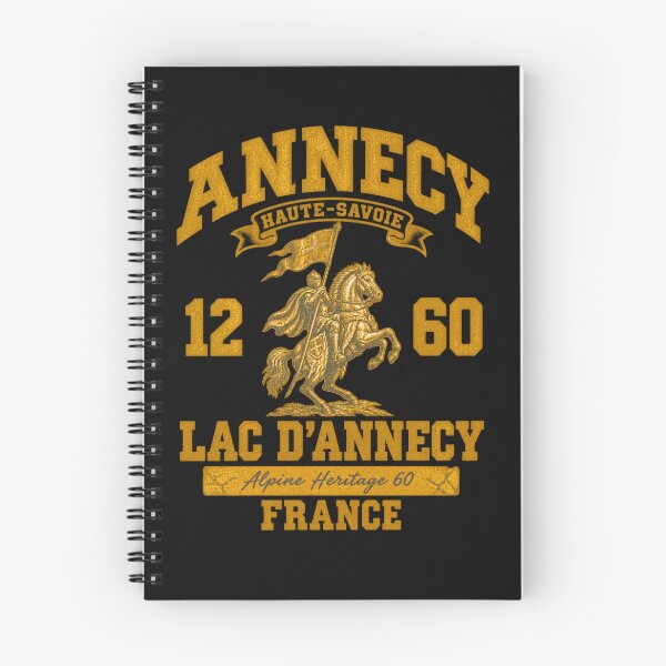 Item preview, Annecy France Knight Alpine Heritage Vintage Varsity Design designed and sold by Yellowriversss.