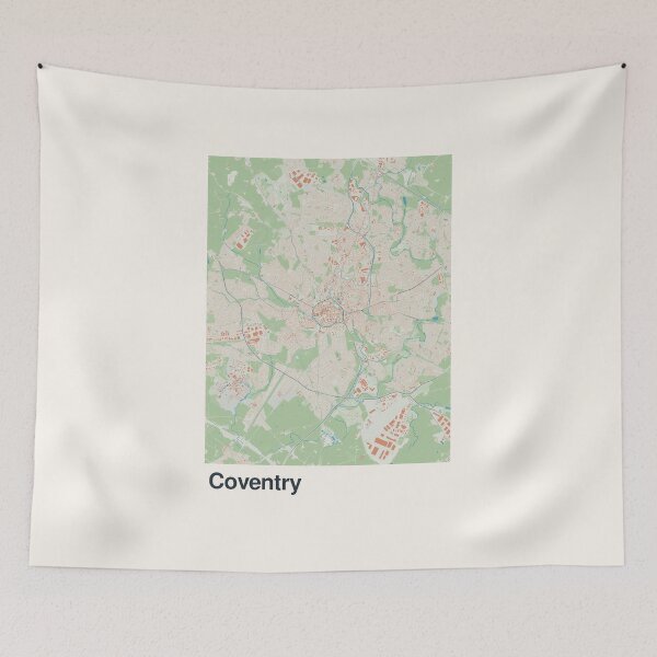 Item preview, Coventry Minimalistic Map Art designed and sold by MapsNerd.